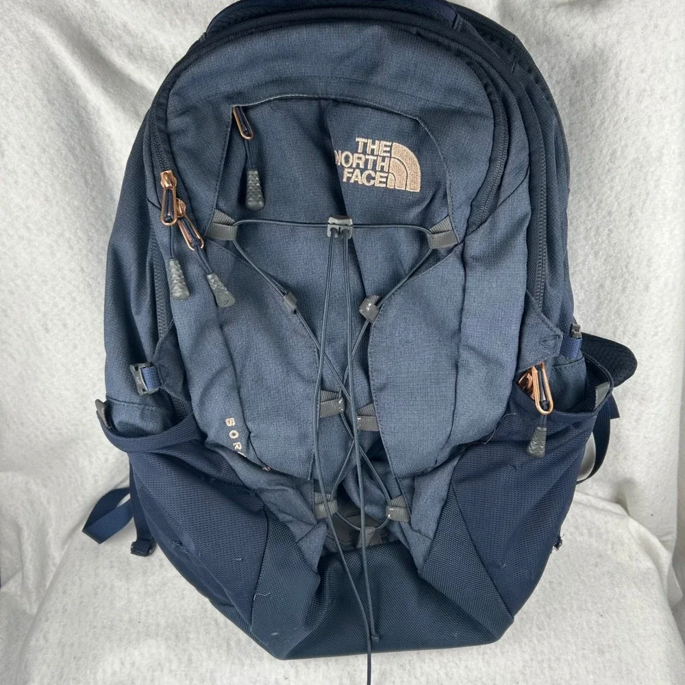 The North Face Borealis Backpack Unisex OS Navy Blue FlexVent Laptop Bag